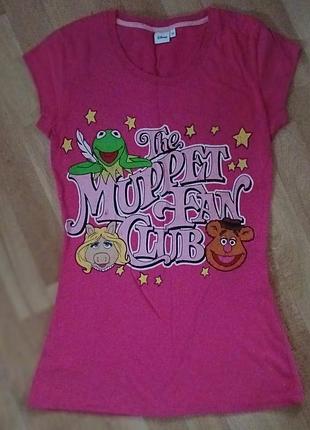 Ретро футболка disney обтисла mupped fun club xs-s m