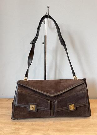 Шикарна шкіряна сумка salvatore ferragamo