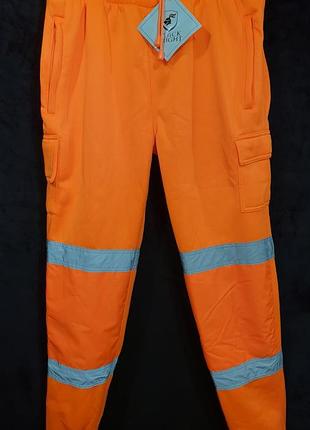 Робочі штани, сигнальні black knight (hi-vis). ( обхват талії — 94 см/98 см) m. пишноти.