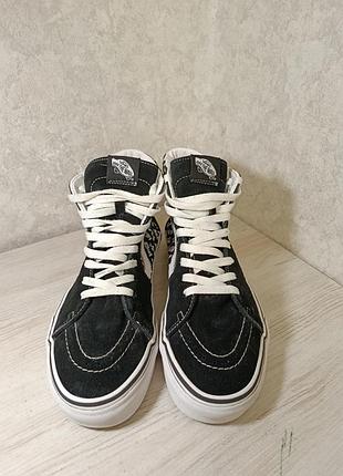 Высокие кеды vans sk8-hi logo repeat (42 размер, 27 см) оригинал