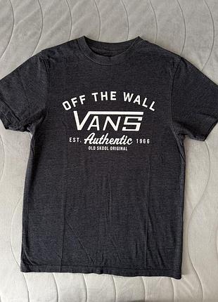 Оригинальная футболка vans "off the wall / authentic 1966"