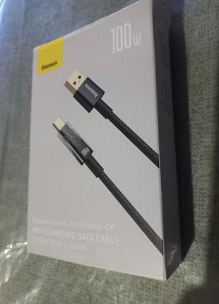 Кабель baseus 100w (найчастіше type-c - type-c) - це потужний і надійний аксесуар, здатний заряджати все від смартфонів до потужних ноутбуків