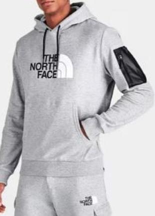Худи the north face с карманом на рукаве