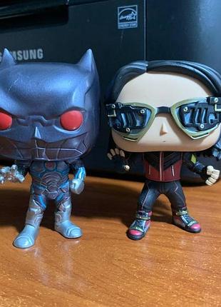 Фигурки funko pop dc comics batman: murder machine #360 и вайба модель  #715