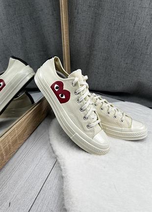 Оригінальні кеди converse x comme des garçons play розмір 40