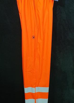 Дождевик , сигнальные влагозащитные штаны veltuff real workwear ( обхвата талии -75/98 см ) m/l . дания 5