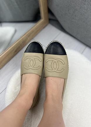 Шкіряні експадріли chanel розмір 39