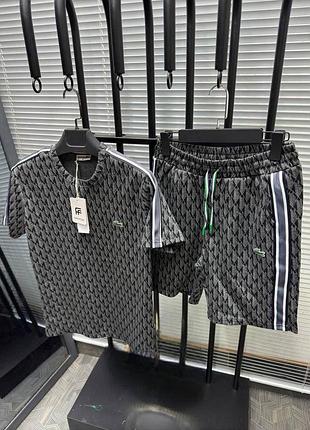 Чоловічий комплект футболка+шорти lacoste