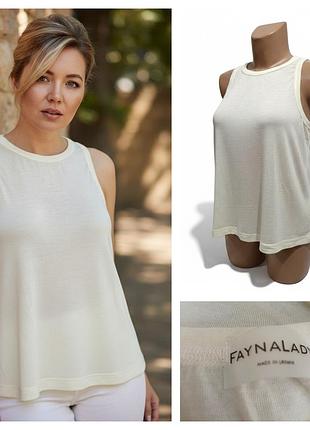 139. faynalady, жіноча майка (94% модал 6% еластан) блідо-жовтого кольору