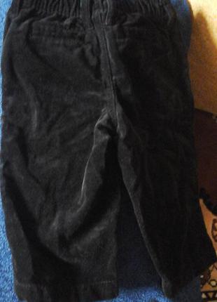 Чорні велюрові штани фірми baby koala2 фото