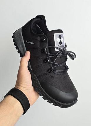 Columbia fairbanks gore-tex black grey, термо кросівки, зимові кросівки, трекінгові кросівки