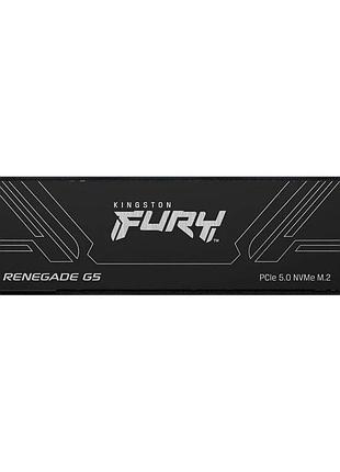 Накопичувач ssd m.2 kingston fury renegade g5 4tb 2280 nvme pcie gen 5.0 x4 3d tlc