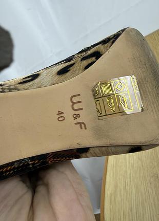 Сапоги w&f 7