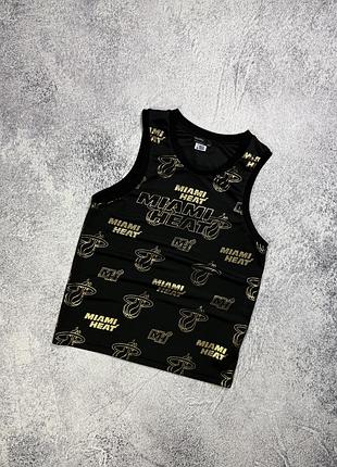 Чоловіча стильна майка bershka miami heat nba