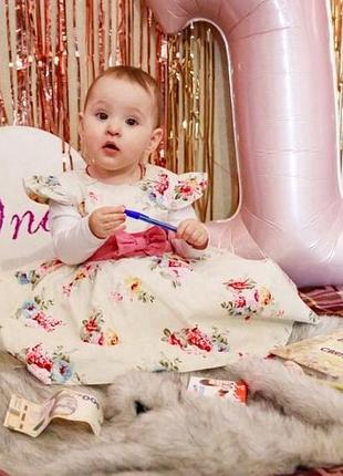 Family look фемили лук парные платья мама дочь мама с-м, дочь 80-86 без рукавов