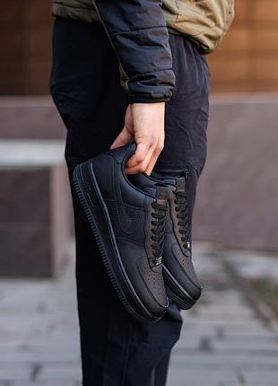 Кроссовки nike air force 1 low ‘07 black edition 9