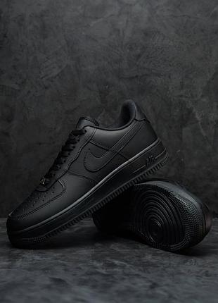 Кроссовки nike air force 1 low ‘07 black edition 2