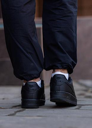 Кроссовки nike air force 1 low ‘07 black edition 6