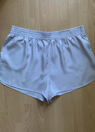Шорты h&m 100% lyocell tencel шелковистые xl