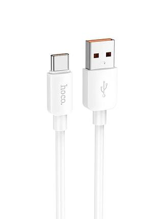 Кабель hoco x96 hyper 100w charging data cable type-c white