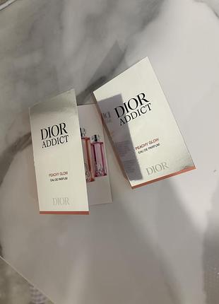 Фірмові пробники жіночого аромату dior addict peachy glow eau de parfum.