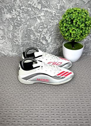 Adidas f50 messi сороконожки копы бутсы 34 размер детские футбольные белые