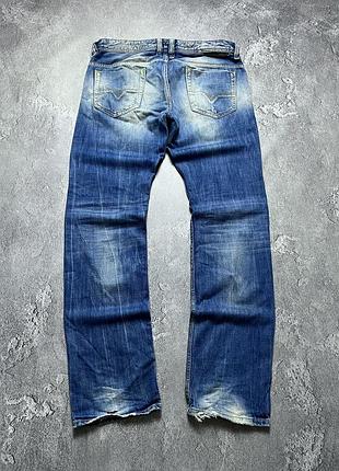 Vintage винтажные джинсы diesel safado дизель сафадо big logo bootcut flared будкат клеш size 32/32 размер 32/32