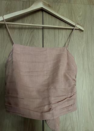 Топ h&m 100% льон