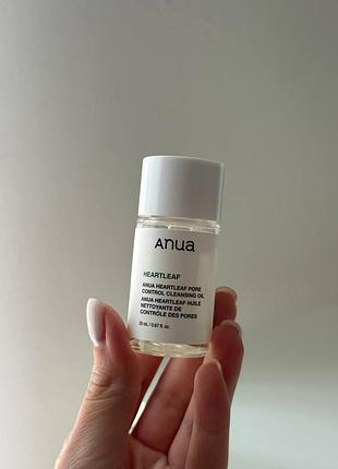 Очищающее гидрофильное масло для лица anua heartleaf pore control cleansing oil