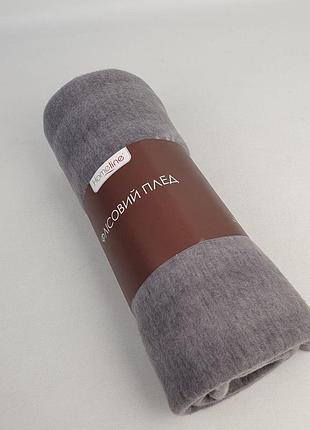 Плед флісовий home line 160х220 полар принт feathers