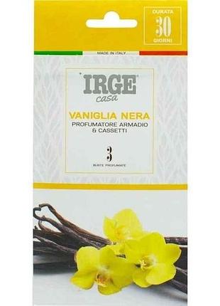 Ароматичне саше для шафи в пластинах vaniglia 3шт тм irge