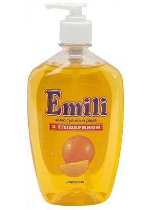 Мыло жидкое 265мл апельсин тм emili