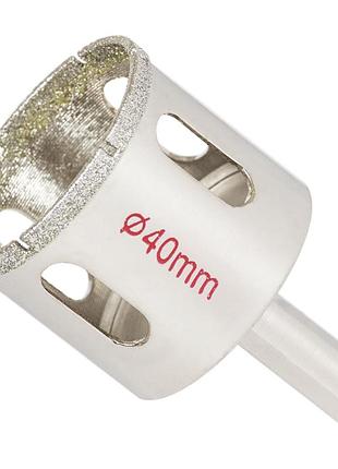 Коронка алмазна для кераміки та скла ø40 мм sigma (1541401)