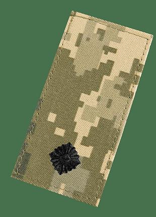 Погон/липучка camotec зсу молодший лейтенант (хорунжий)