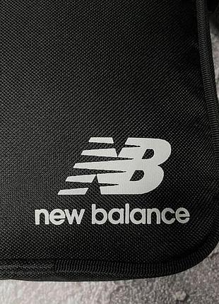 Мужская сумка new balance, мессенджер26 беланс, борсетка черная спорт 4