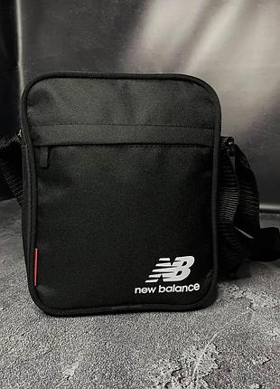 Мужская сумка new balance, мессенджер26 беланс, борсетка черная спорт 5