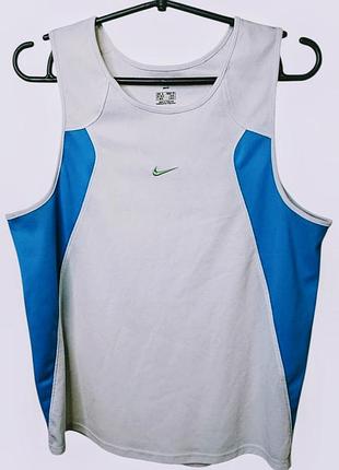 Оригінальна вінтажна майка nike dri-fit / спортивна майка найк y2k ідеал