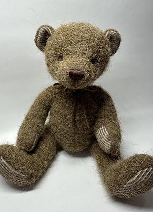 Мʼяка іграшка ведмедик з вовни альпаки histoire d'ours.