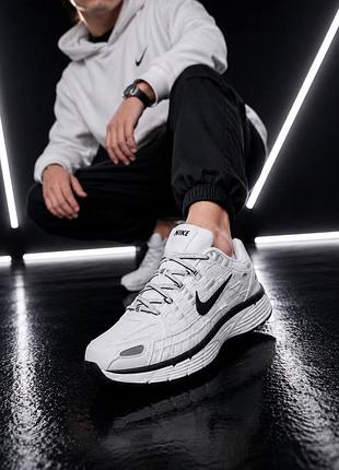 Кросівки nike p-6000 білі унісекс – легкі спортивні кеди для чоловіків та жінок, розміри 36–45