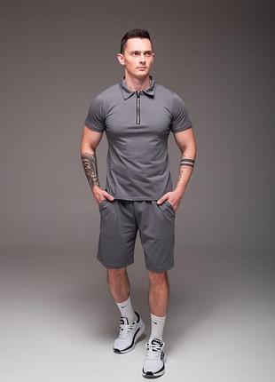 Костюм grey мужская футболка + шорты