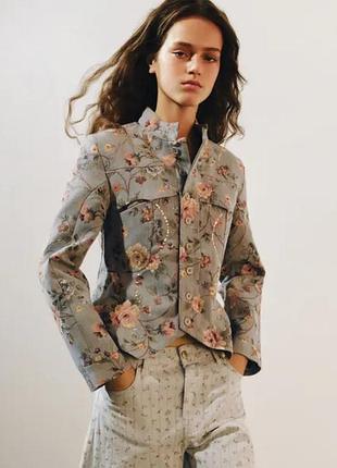 Жаккардовий блейзер zw collection