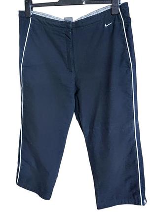 Винтажные спортивные штаны бриджи nike vintage y2k каппа оригинал синие с лампасами