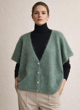 Kattard genève. жилет из премиальной пряжи: 80% kid mohair
