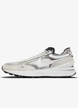 Nike waffle one (41.5-42) 26.5см мужские кроссовки сетка бежевые оригинал