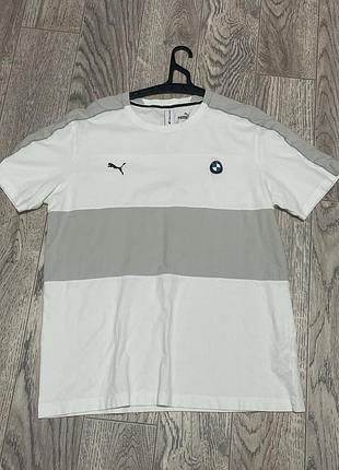 Футболка puma x bmw motorsport біла чоловіча розмір l