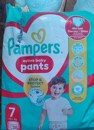 Pampers 7 підгузки - трусики