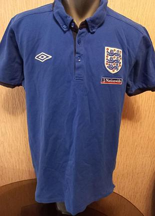 Футболка поло umbro england (размер l/xl)