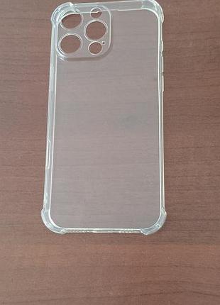 Чехол на iphone 16 pro max прозорий