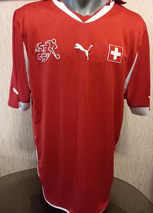 Футболка puma swiss швейцария 2010/2011 (размер 2xl)