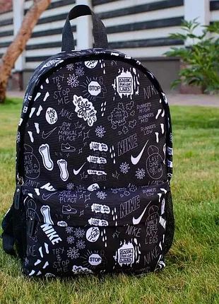 Рюкзак черный городской nike, рюкзак мужской женский найк, портфель найк